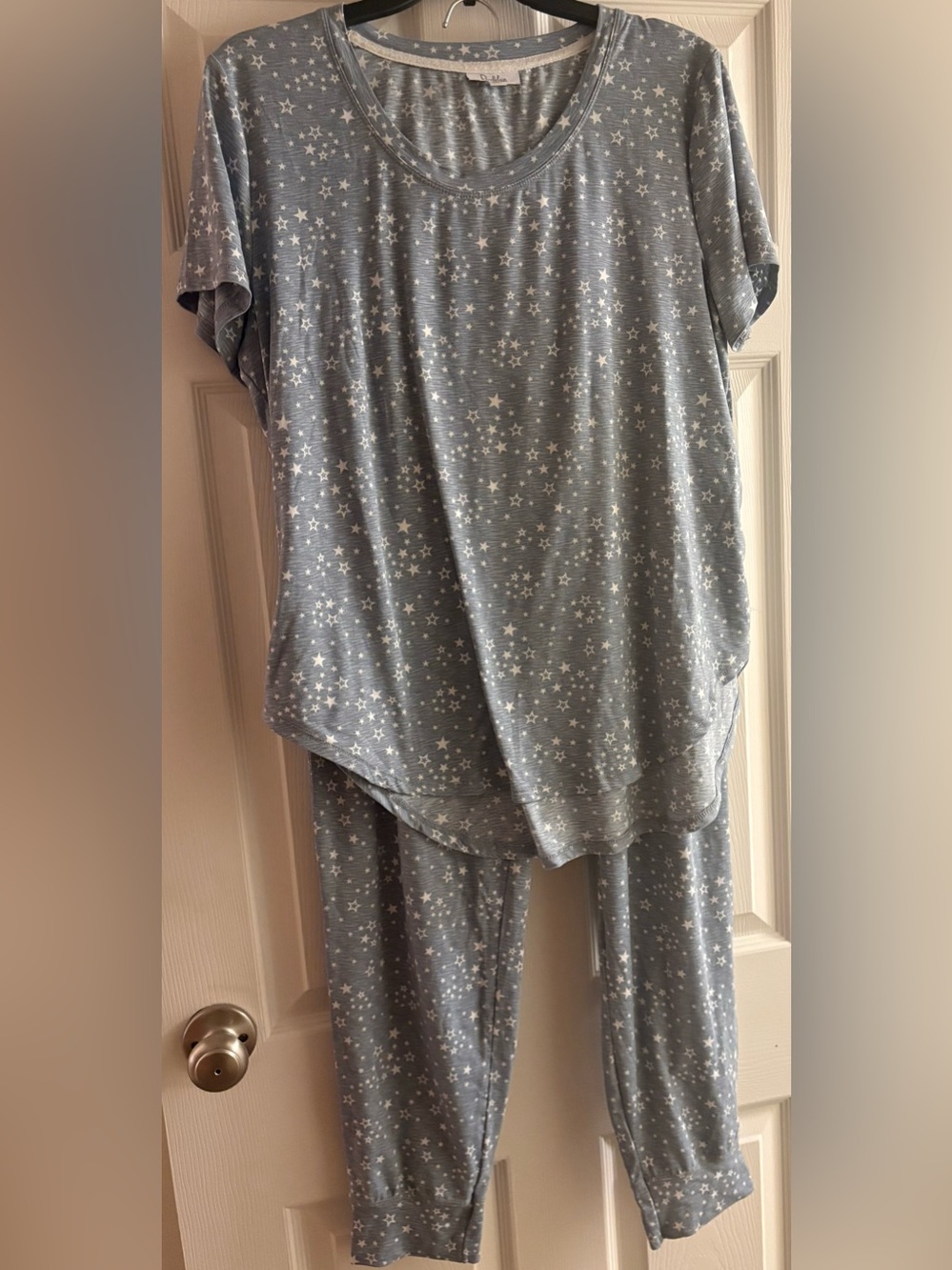 Women's Blue Star Pajama Set - Cozy Sleepwear NWOT- SUPER SOFT!!!